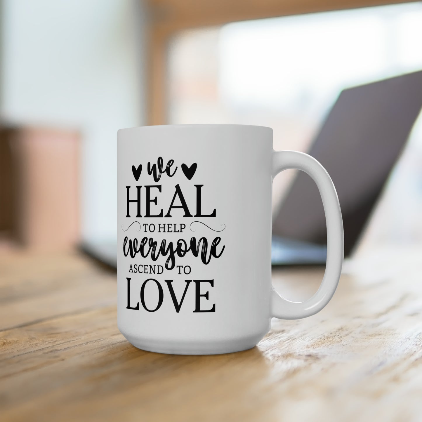 HEAL Helping Everyone Ascend to Love Mug